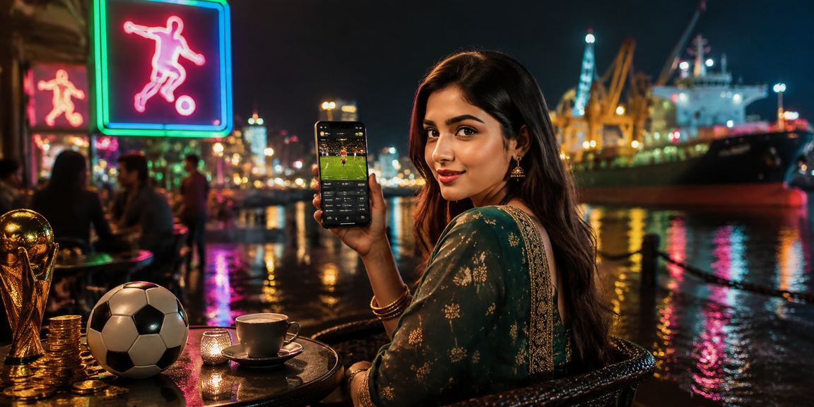 নারায়ণগঞ্জে নিয়নের আলোয় ফুটবল বেটিং বিশ্লেষণ করছেন ব্যবহারকারী