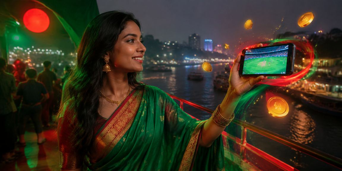 রংপুরে ঐতিহ্যবাহী পোশাকে মোবাইলে ক্রিকেট বেটিং উপভোগ